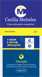 Mobile Screenshot of ceciliameireles.com